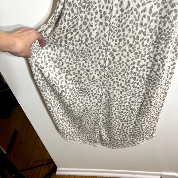 Z Supply Gray Leopard Maxi Dress - Picture 4 of 8